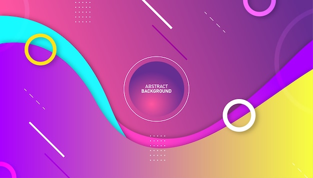 Modern gradient background with geometric shapes