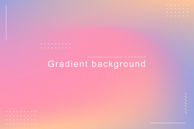 Modern gradient blurred vector background