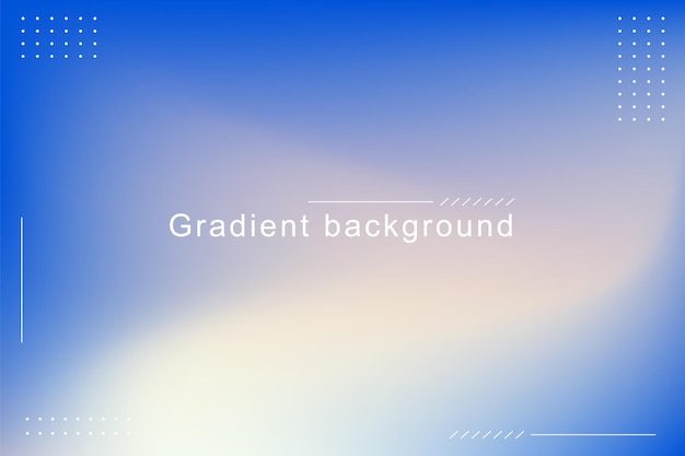 Modern gradient blurred vector background