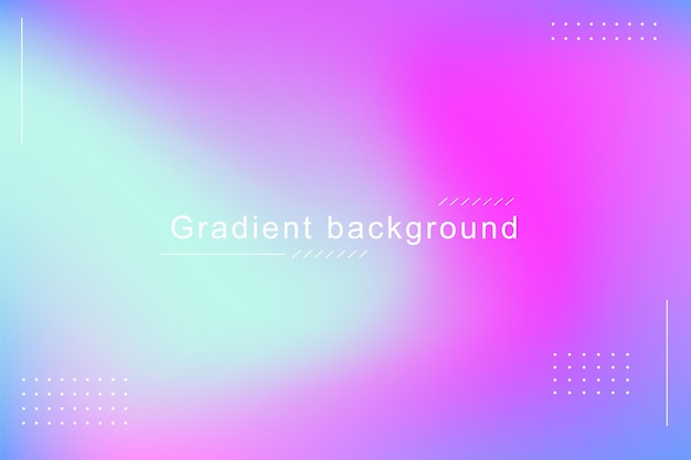 Vector modern gradient dynamic vector background