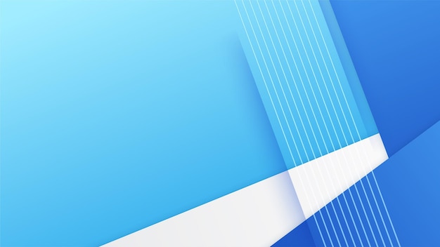 Современный градиент геометрический синий красочный абстрактный дизайн фона