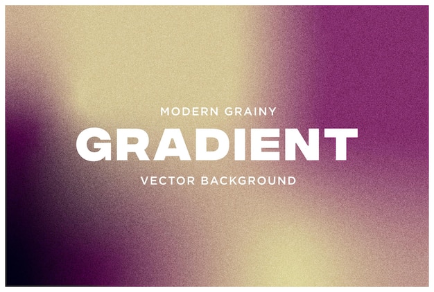 Vettore sfondo astratto di tendenza con gradiente moderno granulato