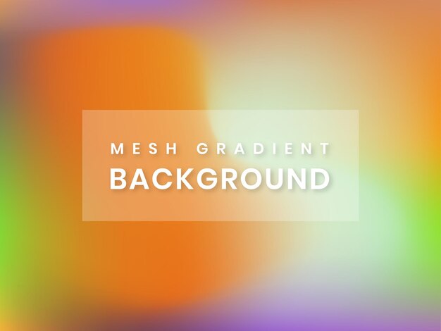 Modern Gradient Mesh Background Editable Vector File