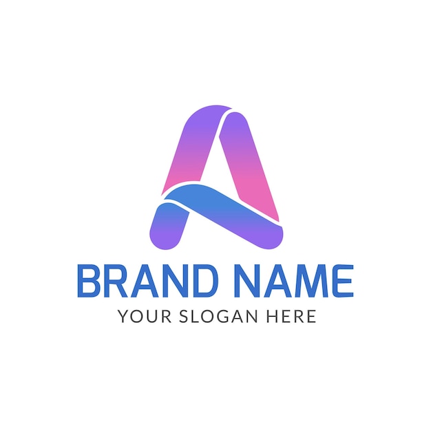 Modern Gradient Minimal Logo Template