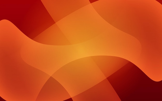 modern  gradient orange and red wavy abstract background