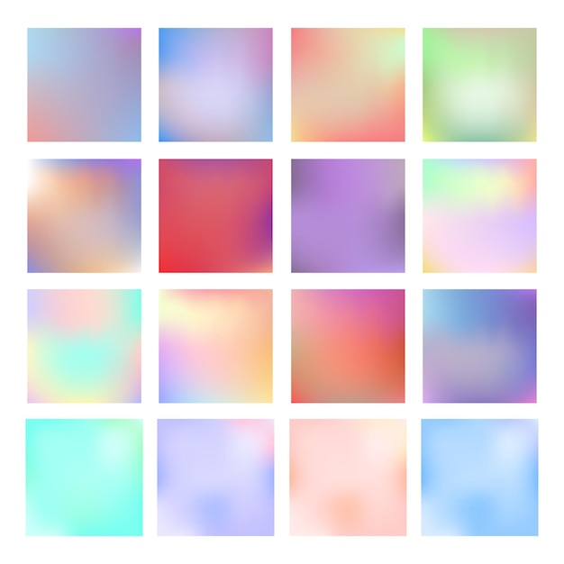 modern gradient set