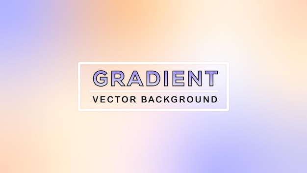 Modern gradient vector background