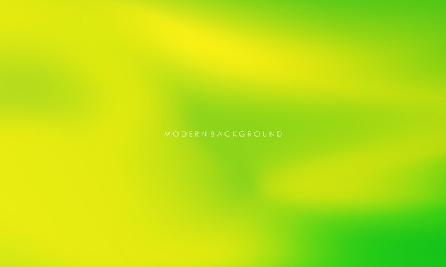 Modern gradients green and yellow background design