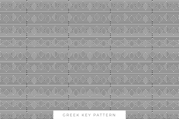 Modern Greek abstract geometric pattern background