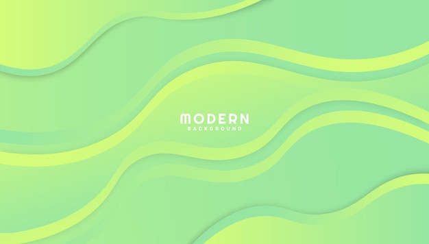 Modern green abstract background