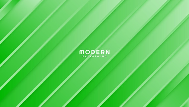 Modern green background with diagonal stripes