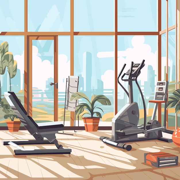 modern gym interior center