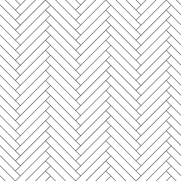 Modern herringbone floor seamless pattern zigzag panels and planks wooden parquet design texture