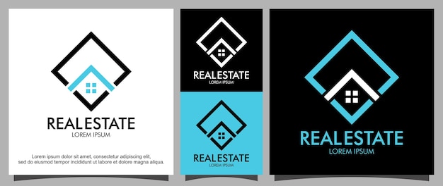 Modern home logo design template