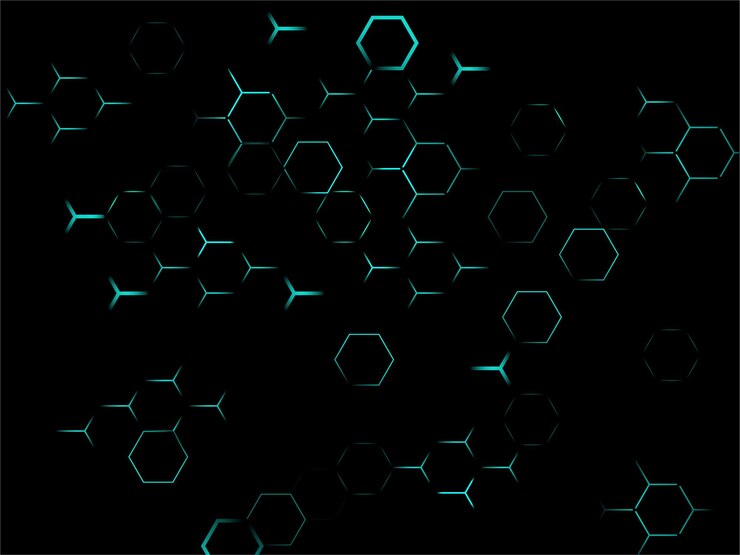 Vector modern honeycomb background