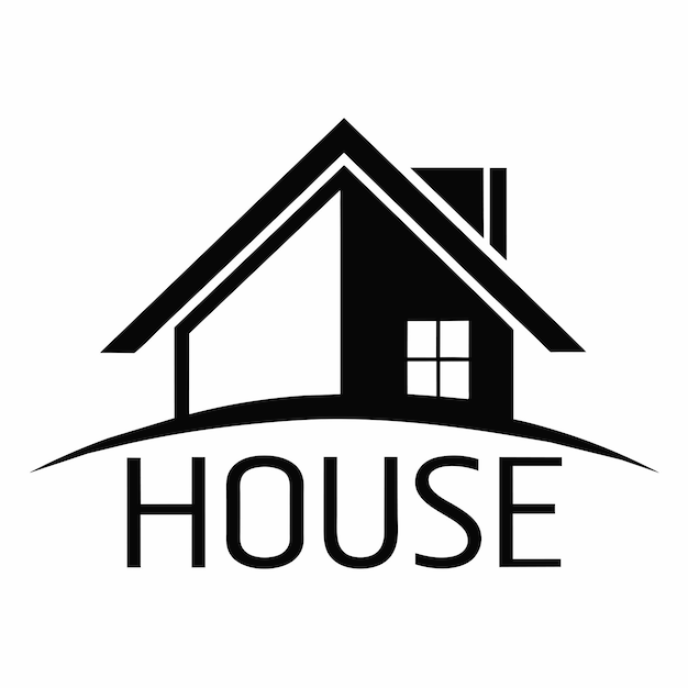 modern house logo vector art illustration 7