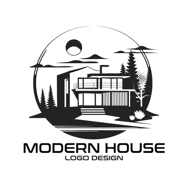 Modern House Vector Logo Design