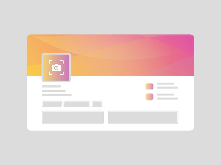 Vector modern id card template