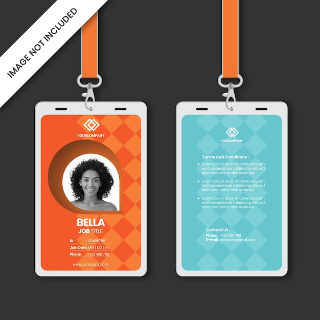 Modern ID Cards Vector Template