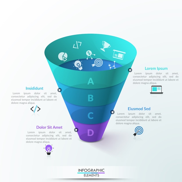 Vector modern infographic design template