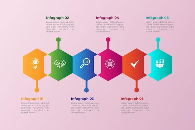 Vector modern infographic design