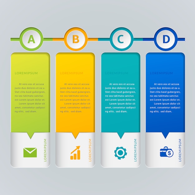 Modern Infographic element banner.