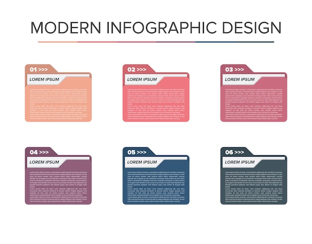 Modern Infographic Element decorontwerp bedrijfspresentatie
