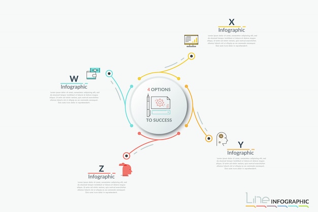 Modern infographic  template