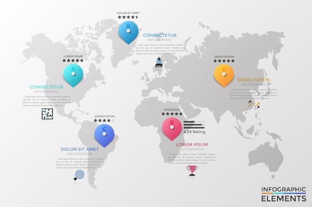 Vector modern infographic  template