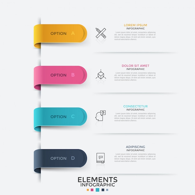 Modello moderno di infografica