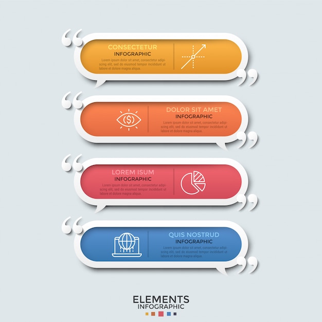 Modello moderno di infografica