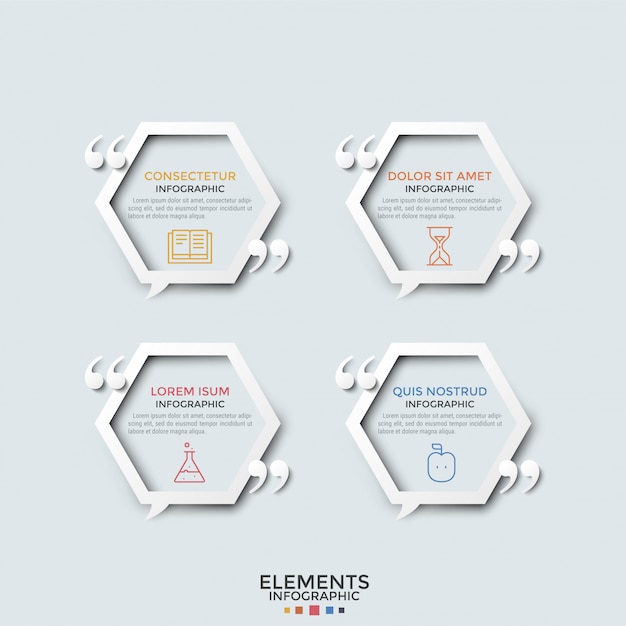 Modello moderno di infografica