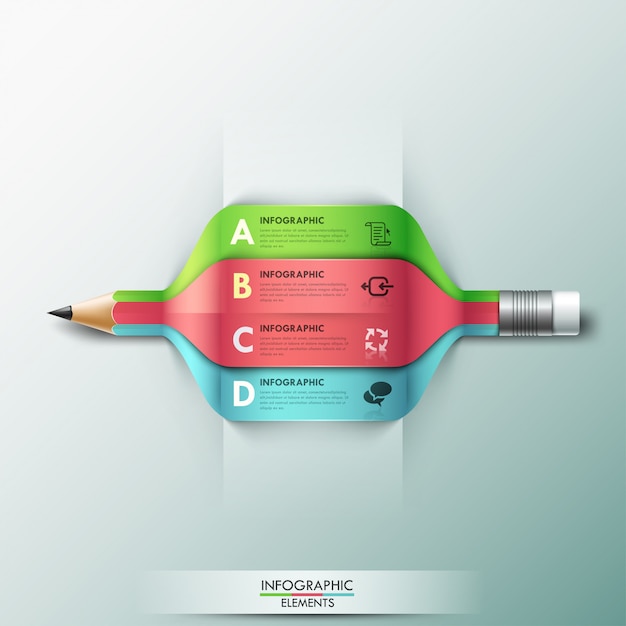 Modello di infografica moderna