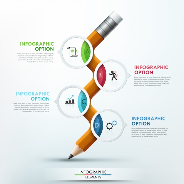 Modello di infografica moderna