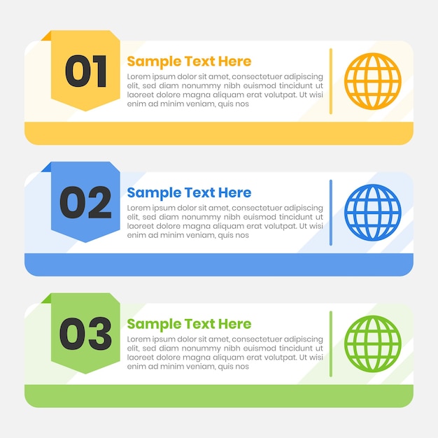 modern infographic vector design template