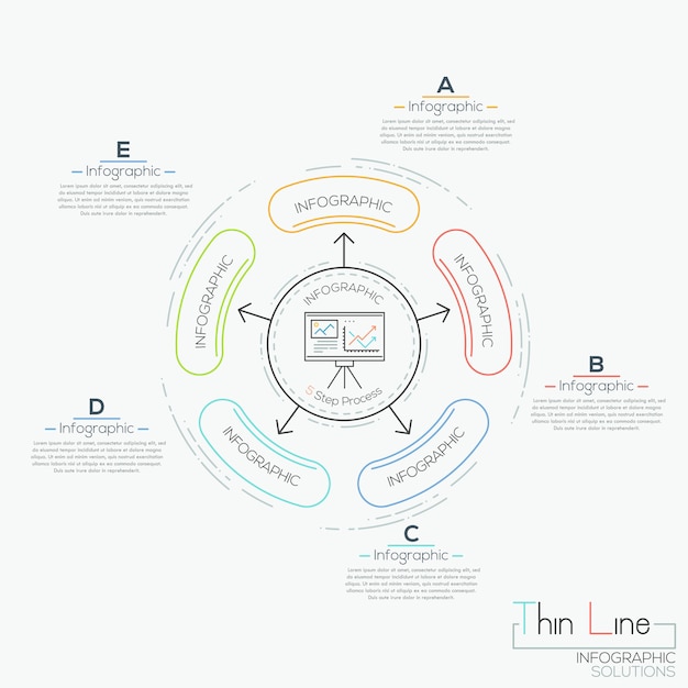 Modern infographic