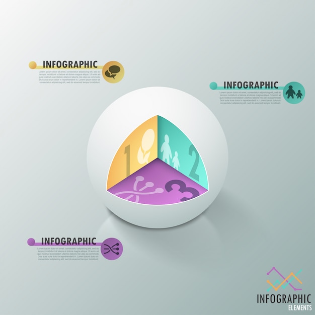 Vector modern infographics options banner