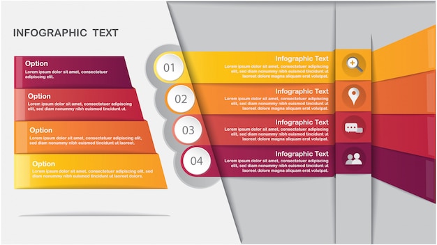 Modern infographics template