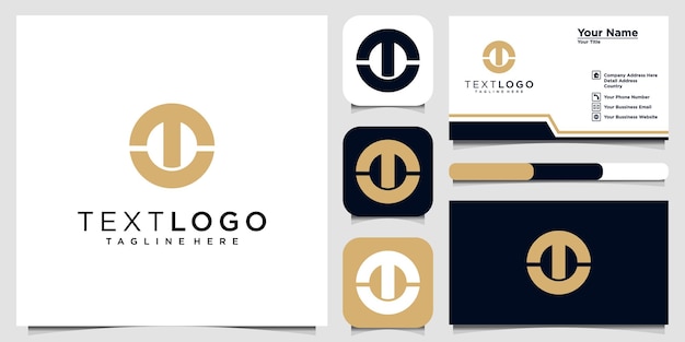 Modern initial letter M logo icon and business card design