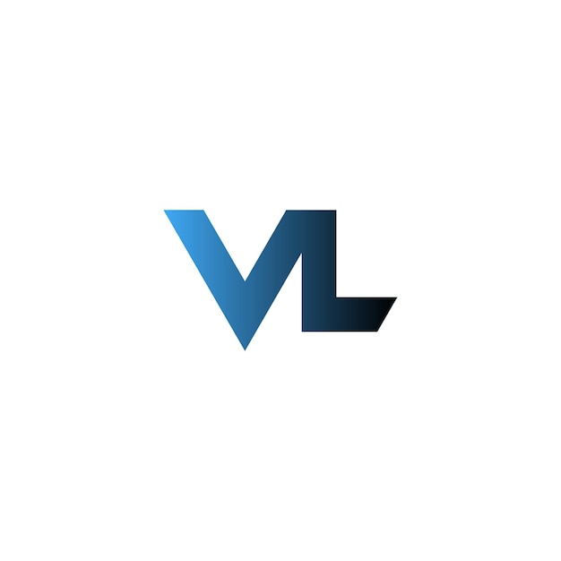 modern initials letter bv logo