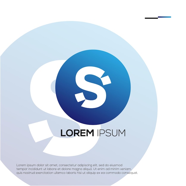Modern Initials S Logo Design Ideas