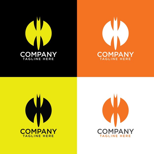 Modern insect logo for company simple and minimal logo