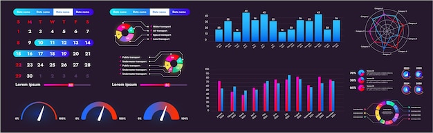 Современный интерфейс для веб-сайта или мобильного приложения