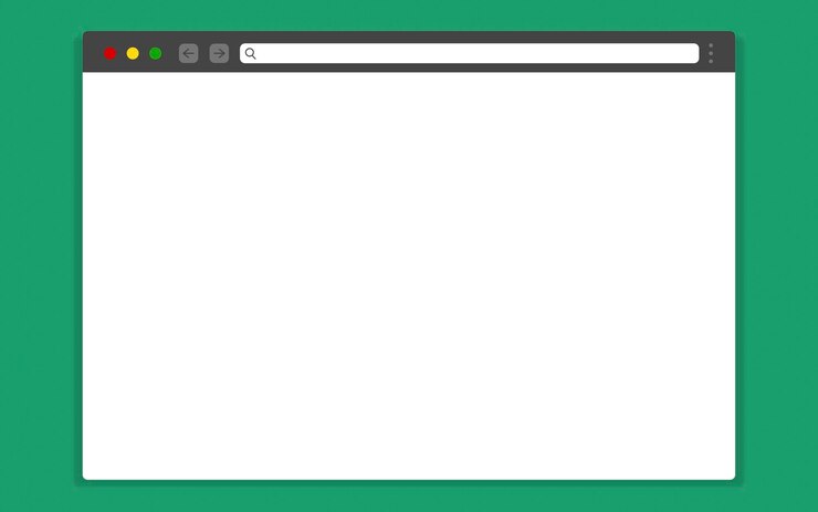 Vector modern internet page template web window