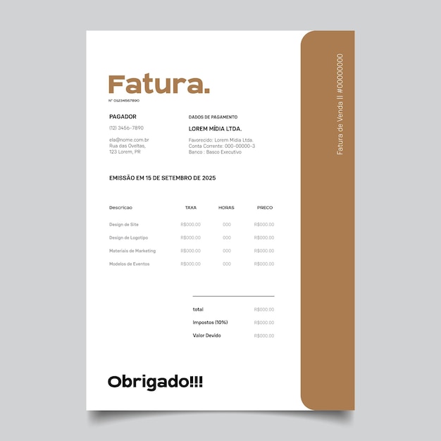 modern Invoice Forms for Clients