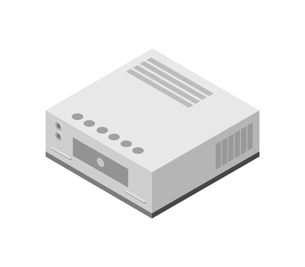 Modern isometric console