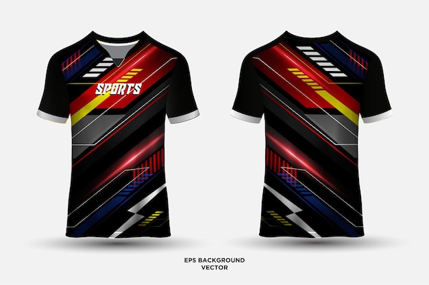 Modern jersey design suitable for sports racing soccer and e sports