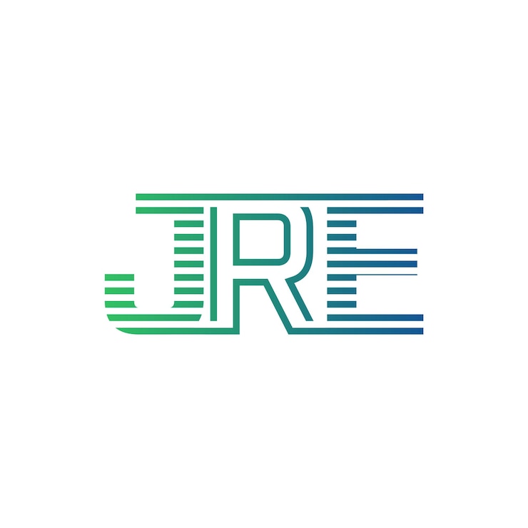Vector modern jre logo design letter jre minimalist professional and versatile branding icon for business identity