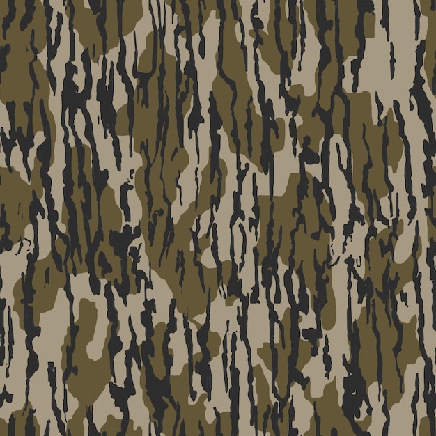 Modern Jungle Hunting bemost eiken bodemcamouflage naadloos patroonontwerp