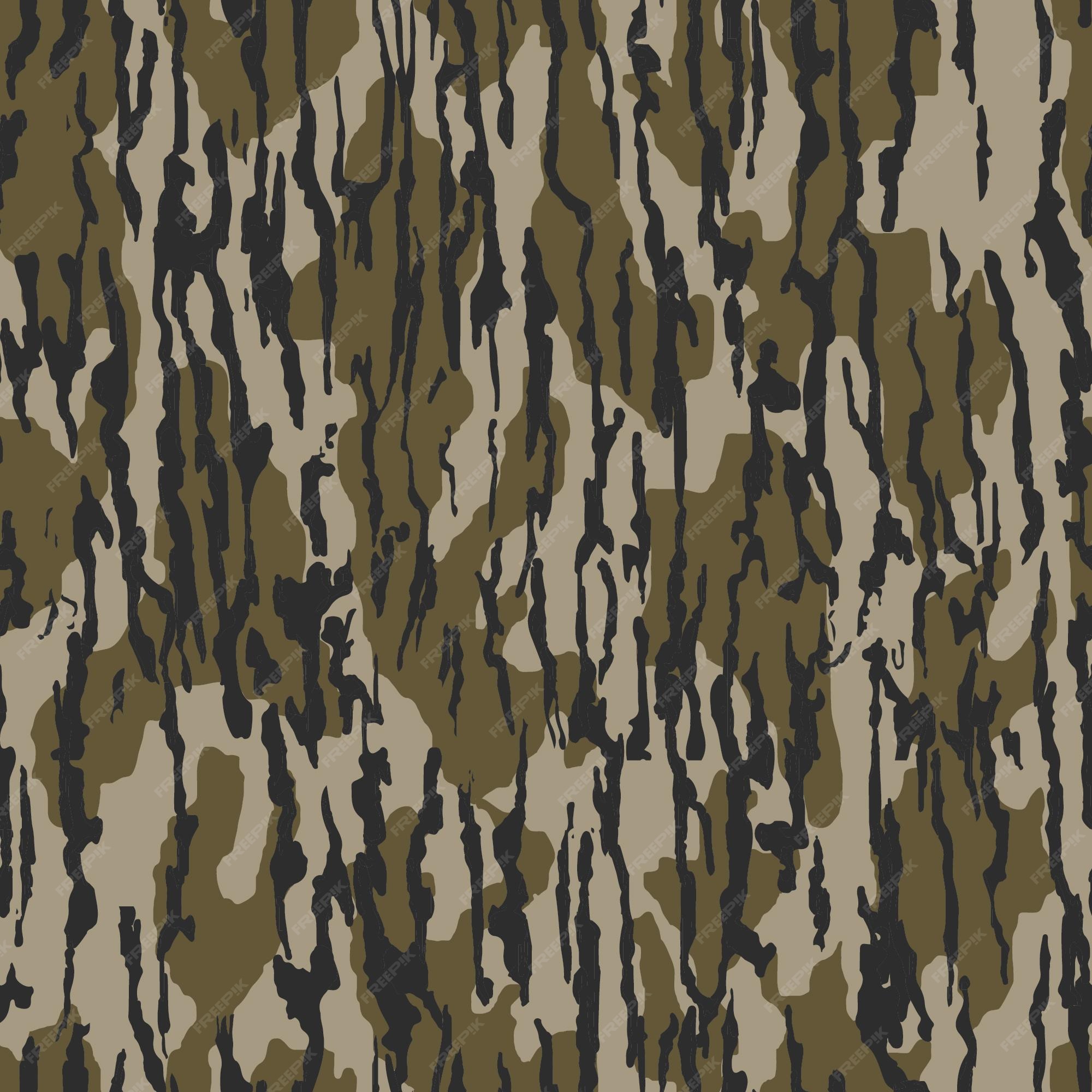 Premium Vector | Modern jungle hunting mossy oak bottomland camouflage ...